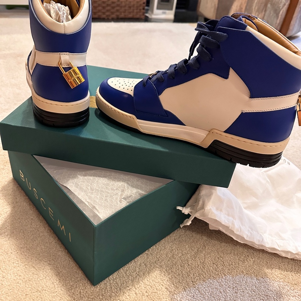 Brand new Buscemi vitello mens sneaker
